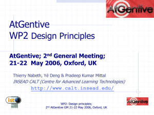 AtGentive WP2 Design Principles AtGentive; 2