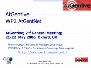AtGentive WP2 AtGentNet AtGentive; 2