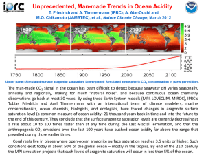 Unprecedented, Man-made Trends in Ocean Acidity . Nature Climate Change