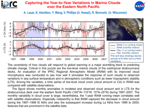 Capturing the Year-to-Year Variations in Marine Clouds