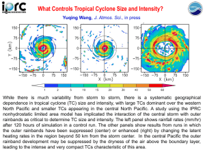 What Controls Tropical Cyclone Size and Intensity? ,
