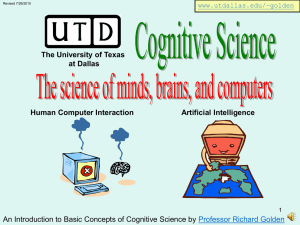 The University of Texas at Dallas Human Computer Interaction Artificial Intelligence