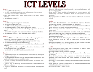 Level 1 I can use different information to sense physical data.