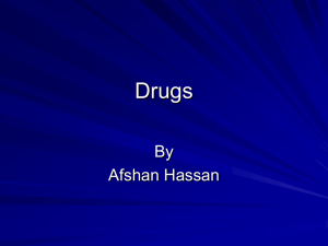 Drugs By Afshan Hassan