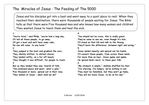 The  Miracles of Jesus : The Feeding of The...