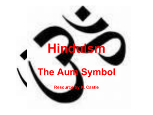 Hinduism The Aum Symbol Resource by K. Castle