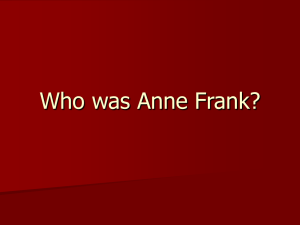 Who was Anne Frank?