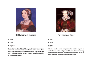 Katherine Howard Catherine Parr