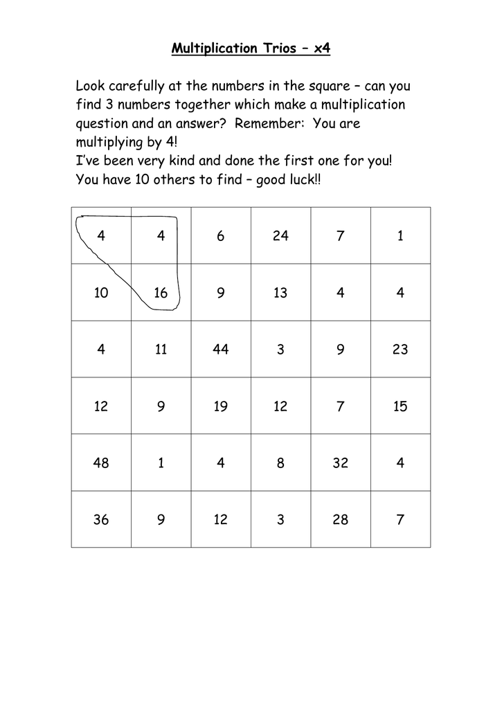 multiplication-trios-x4