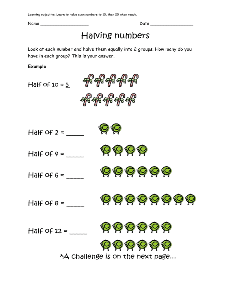 halving-numbers