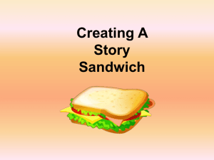 Creating A Story Sandwich