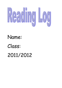 Name: Class: 2011/2012
