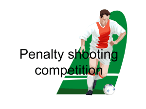 Penalty shooting competition