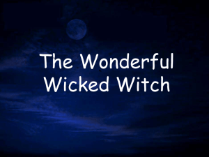 The Wonderful Wicked Witch