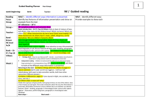 IW /  Guided reading