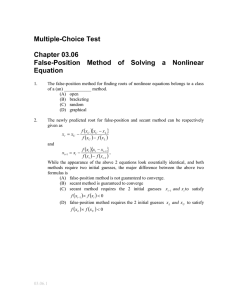Multiple-Choice Test Chapter 03.06