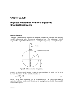 Chapter 03.00B  Physical Problem for Nonlinear Equations Chemical Engineering