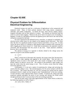 Chapter 02.00E  Physical Problem for Differentiation Electrical Engineering