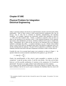 Chapter 07.00E Physical Problem for Integration Electrical Engineering