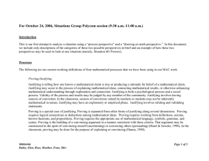 For October 24, 2006, Situations Group Polycom session (9:30 a.m.-11:00...