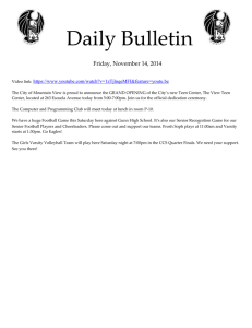 Daily Bulletin  Friday, November 14, 2014
