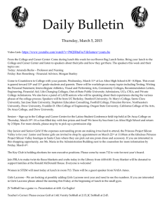 Daily Bulletin  Thursday, March 5, 2015
