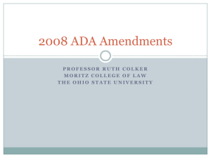 2008 ADA Amendments