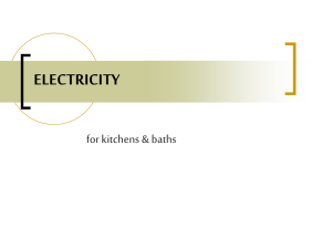 ELECTRICITY for kitchens &amp; baths