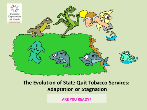 The Evolution of State Quit Tobacco Services: Adaptation or Stagnation