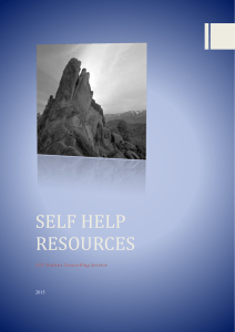 SELF HELP RESOURCES  LSE Student Counselling Service