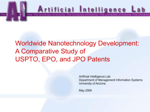 Worldwide Nanotechnology Development: A Comparative Study of USPTO, EPO, and JPO Patents