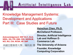 Knowledge Management Systems: Development and Applications