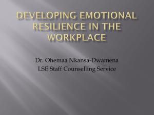 Dr. Ohemaa Nkansa-Dwamena LSE Staff Counselling Service
