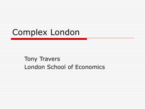Complex London Tony Travers London School of Economics