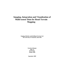 Imaging, Integration and Visualization of Multi-sensor Data for Road Terrain Mapping