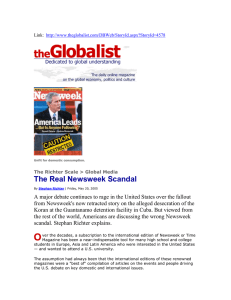 The Real Newsweek Scandal