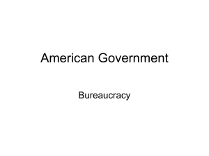 American Government Bureaucracy