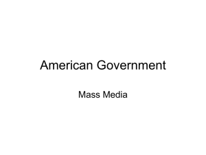 American Government Mass Media