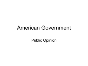 American Government Public Opinion