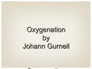 Oxygenation by Johann Gurnell