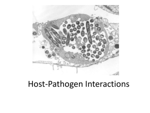 Host-Pathogen Interactions