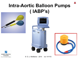 Intra-Aortic Balloon Pumps ( IABP’s)