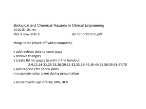 Biological and Chemical Hazards in Clinical Engineering 2016-01-04 rev 1