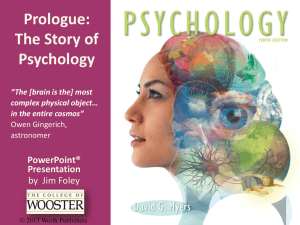 Prologue: The Story of Psychology PowerPoint®