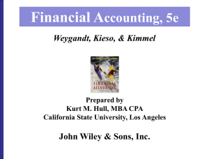 Financial A ccounting, 5e John Wiley &amp; Sons, Inc. Weygandt, Kieso, &amp; Kimmel