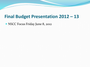 Budget 2012-13