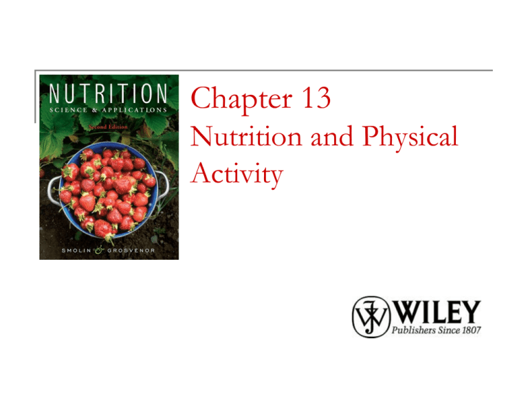 nutrition and physical activity