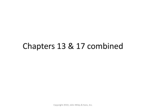 Chapters 13 &amp; 17 combined
