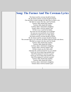 Song: The Farmer And The Cowman Lyrics