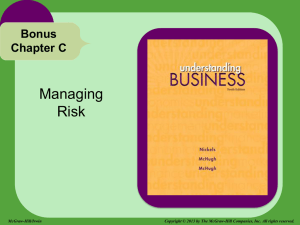 Managing Risk Bonus Chapter C